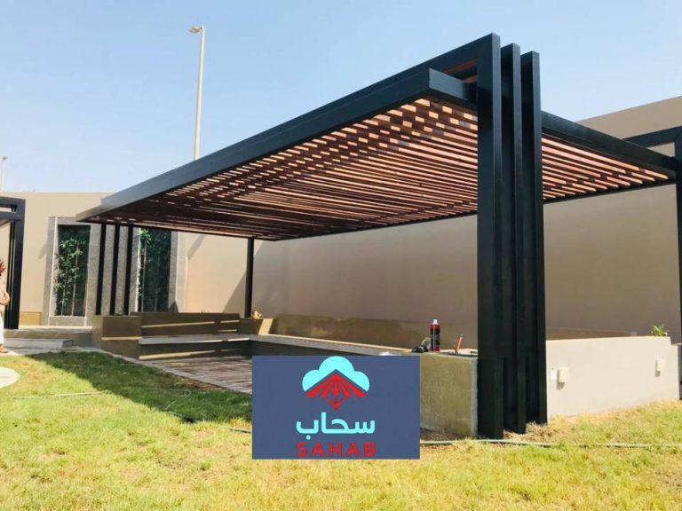 مظلات المنيوم الرياض 0539212503  تصاميم حديثة مظلة الألمنيوم