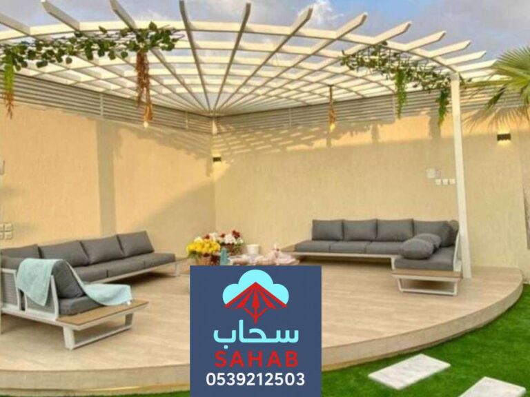 مظلات خشبية الرياض ، اشكال المظلات الخشبية لمنازل