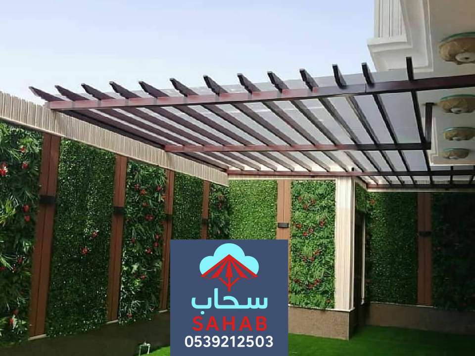برجولات الرياض ، تصميم برجولات خشب مودرن للحدائق